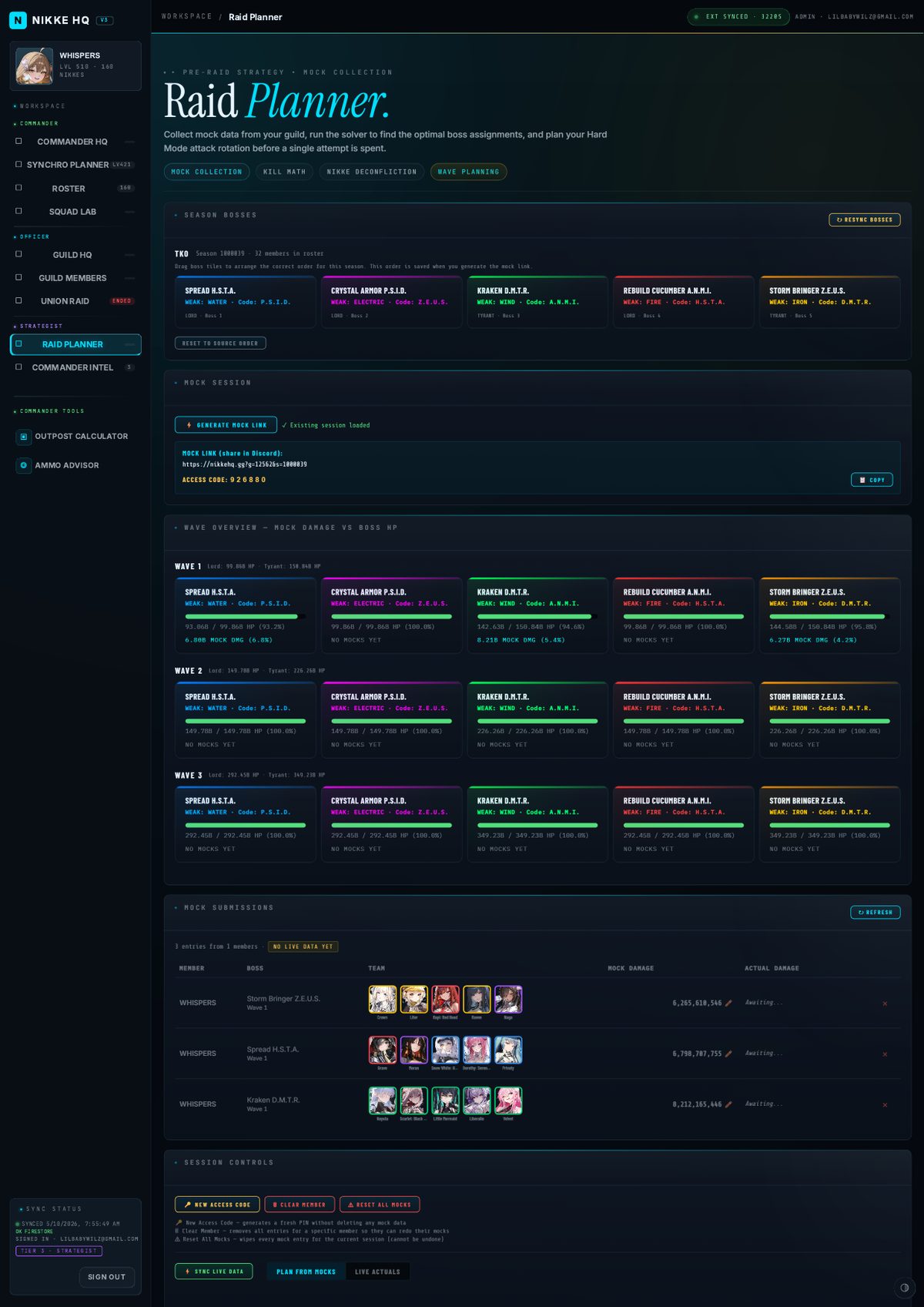 Raid Planner