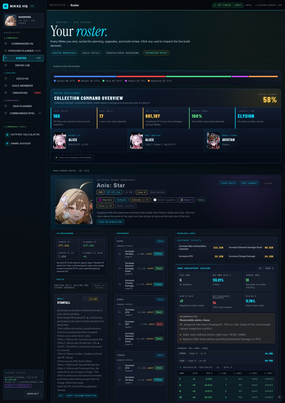 Nikke Build Detail